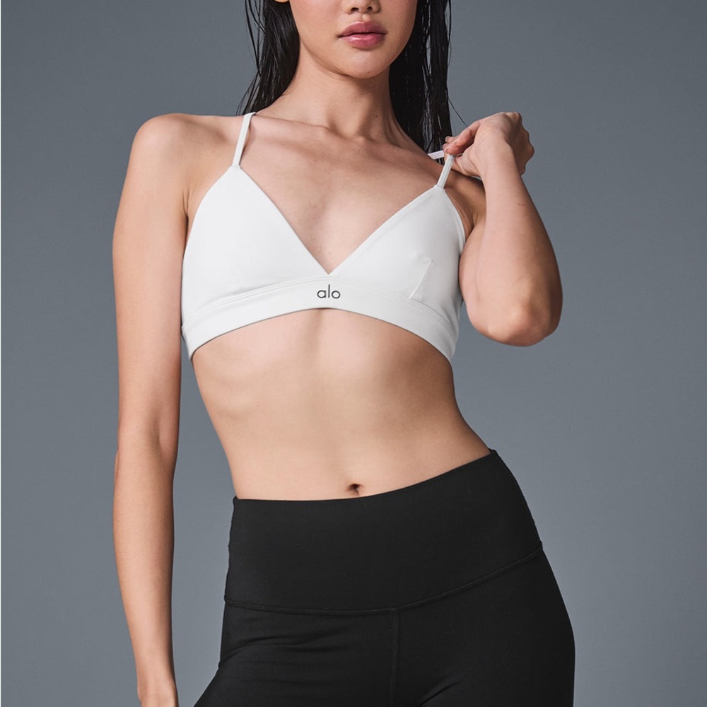 ALO Yoga White Sports Bra